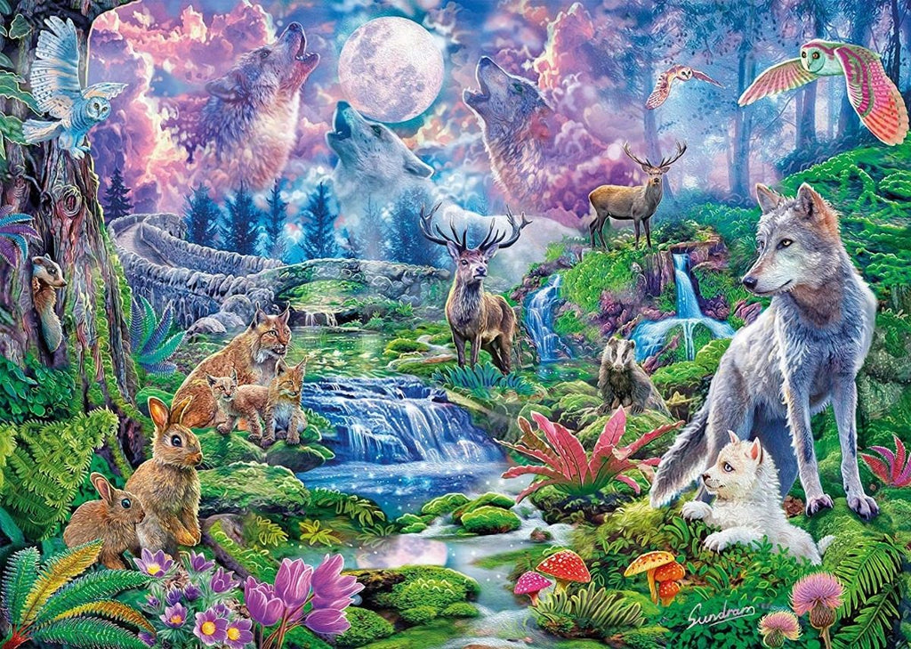 33549 Animales Bosque Rompecabezas Clementoni 3000 Piezas