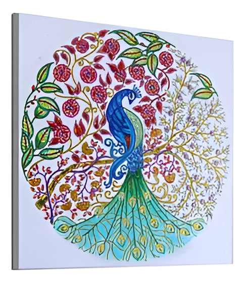 Kit Pintura Arte Diamante Pavo Real 2 Dm-32 Educar