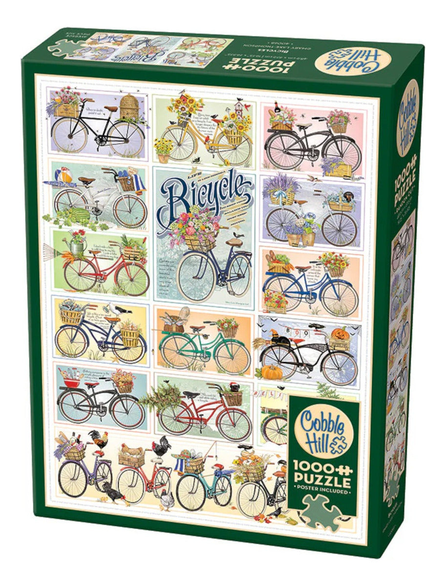 Rompecabezas Bicicletas Cobble Hill 1000 Piezas