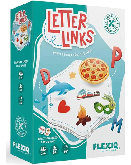 Letter Links Juego De Mesa Educativo Flexiq Clásica 60 Cartas