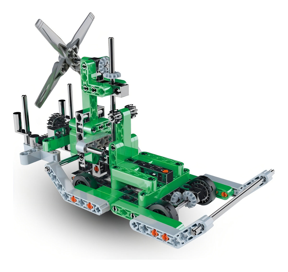 Juego De Mecanica Y Ciencia Technologic (italy) Helicoptero Cantidad De Piezas 130