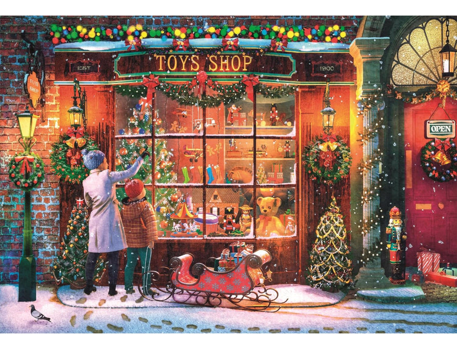 Rompecabezas Clementoni Tienda Juguetes Navidad Compact 500p