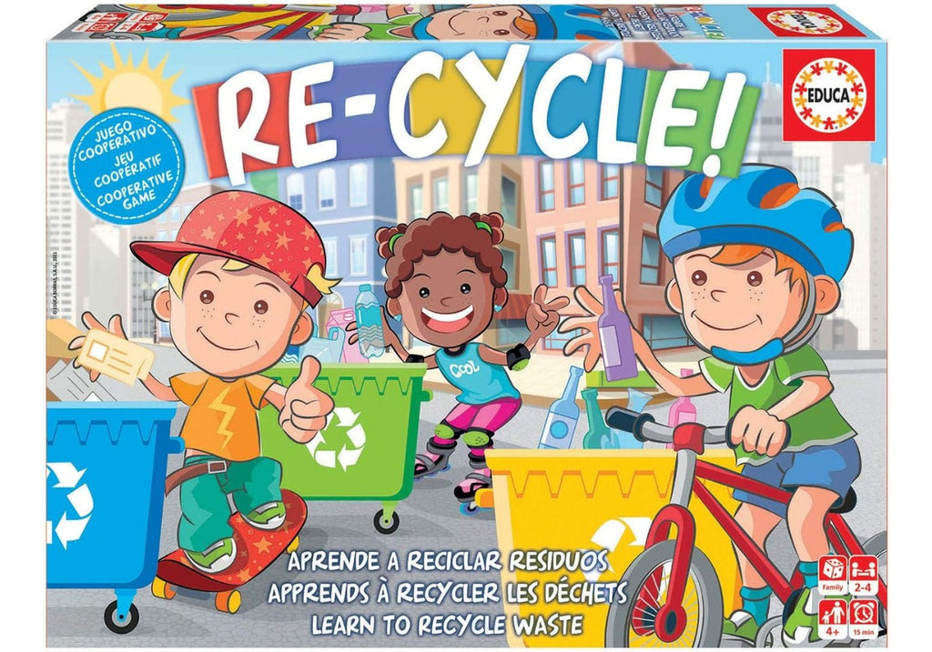 Educa  Re-cycle! Juego De Mesa Cooperativo Infantil 18852