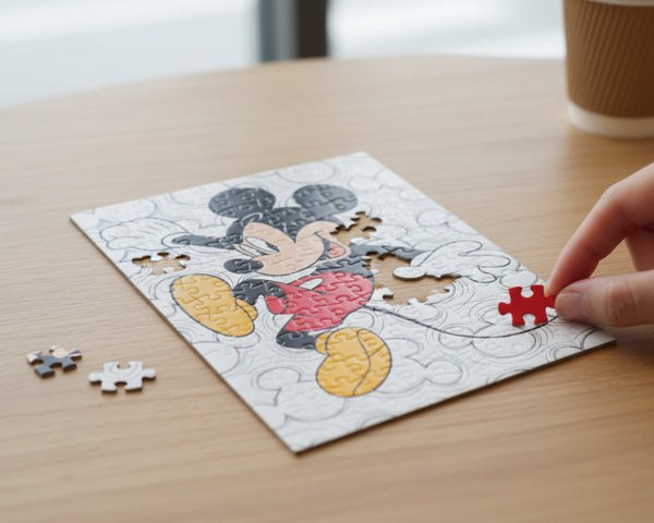 Rompecabezas Plástico Mickey Mouse 150 Piezas Miniatura Disney