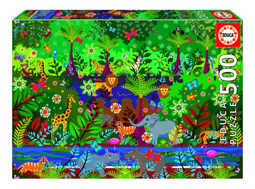 Puzzle Rompecabeza 500 Piezas Jungla Educa