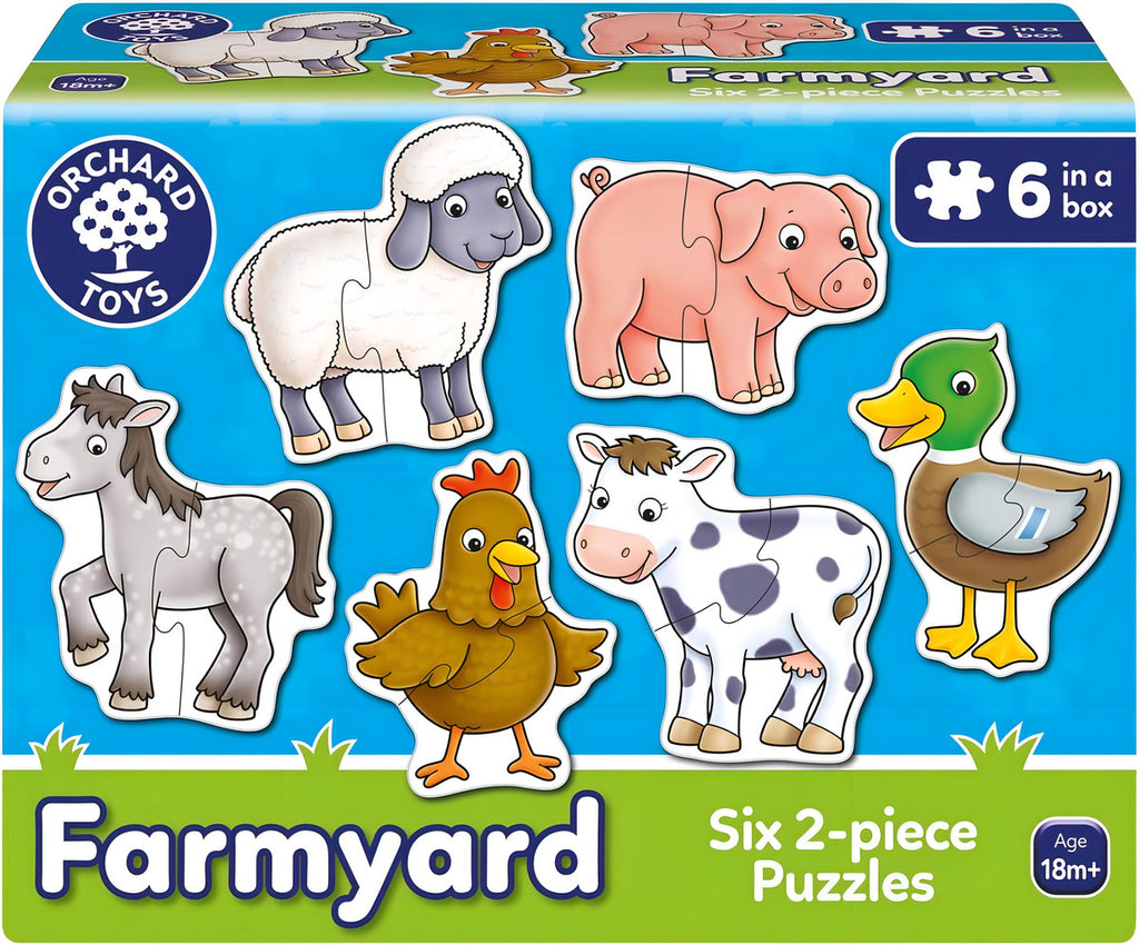 Rompecabezas Farmyard Animales De La Granja Orchard Toys