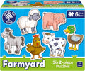 Rompecabezas Farmyard Animales De La Granja Orchard Toys