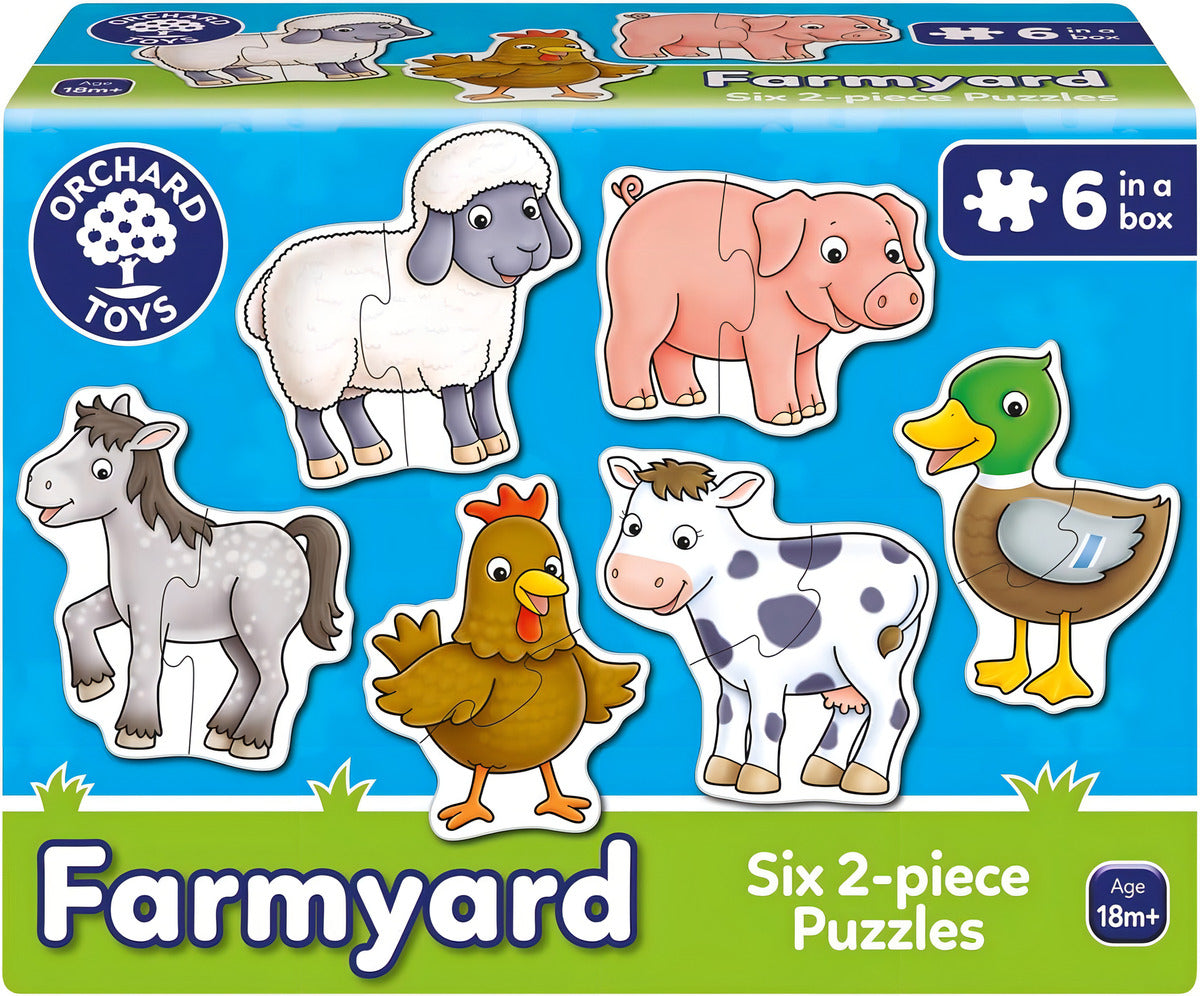 Rompecabezas Farmyard Animales De La Granja Orchard Toys