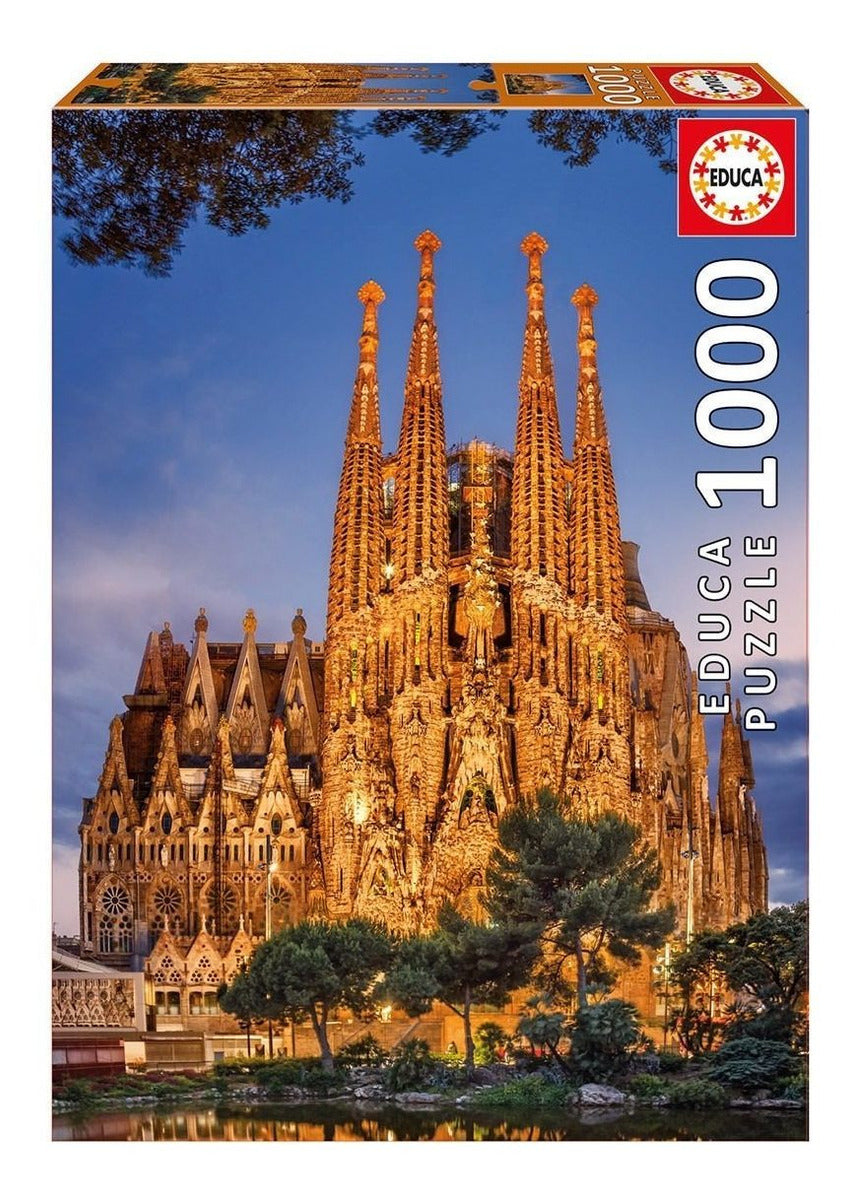 Rompecabezas 1000 Piezas Sagrada Familia Barcelona Educa