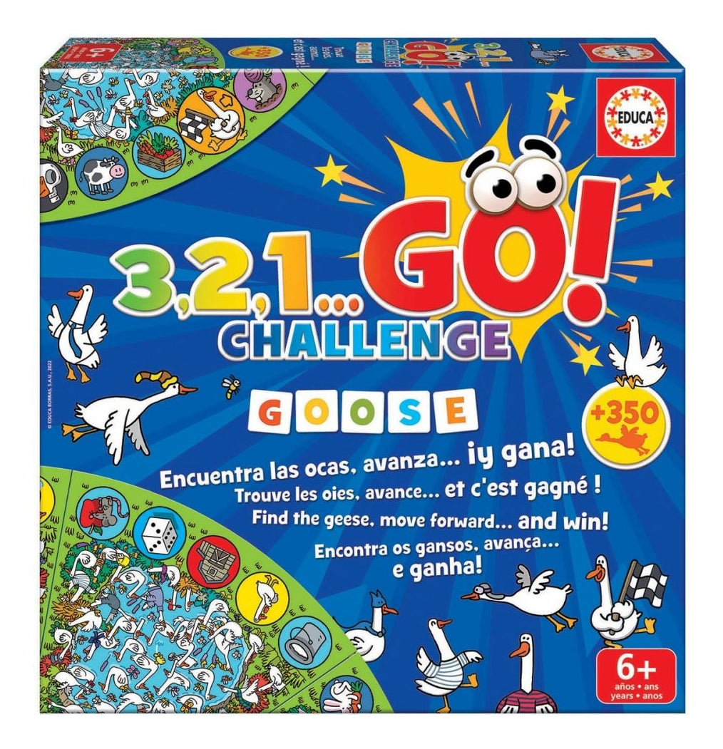 Juego De Mesa Destreza Go Challenge Goose Educa Para Niños
