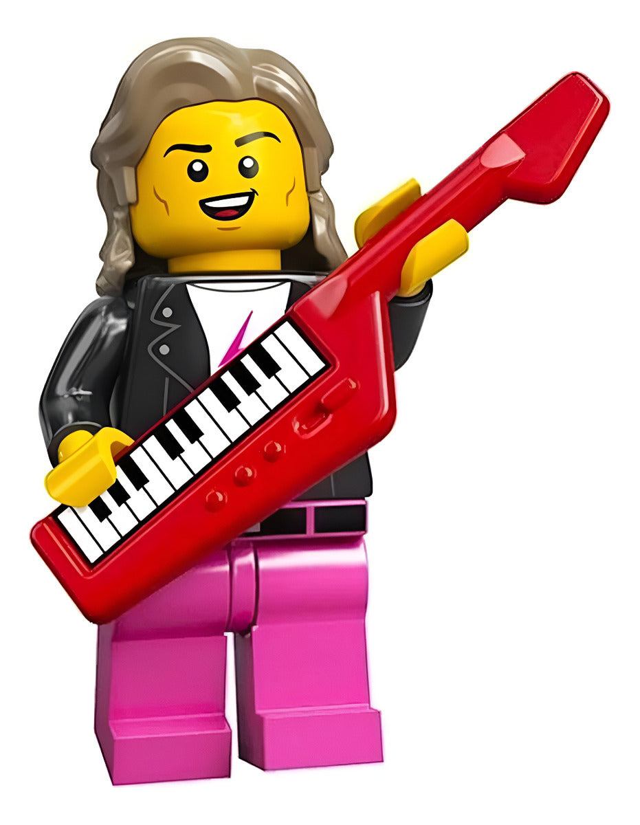 Rockero Musico De Los 80's Minifigura Serie 20 Lego 71027