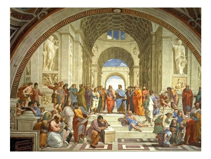 Escuela De Atenas Rompecabezas Art Puzzle 2000 Piezas 5488
