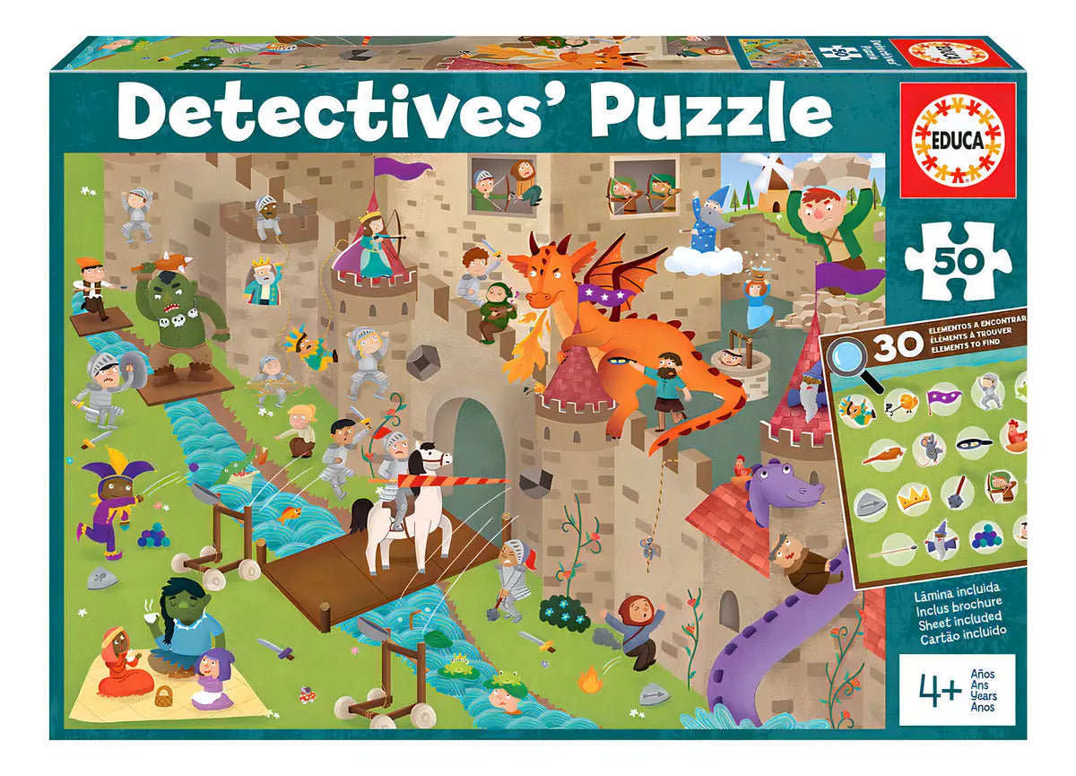 Puzzle Castillo Detective 50 Piezas Educa