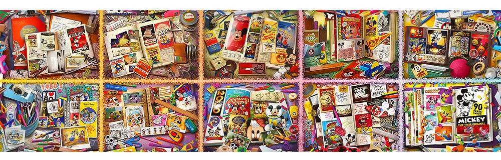 Rompecabezas Mickey Celebrando 90 Aniversario 40,320 Piezas