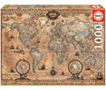15159 Mapamundi Clasico Rompecabezas 1000 Piezas De Educa