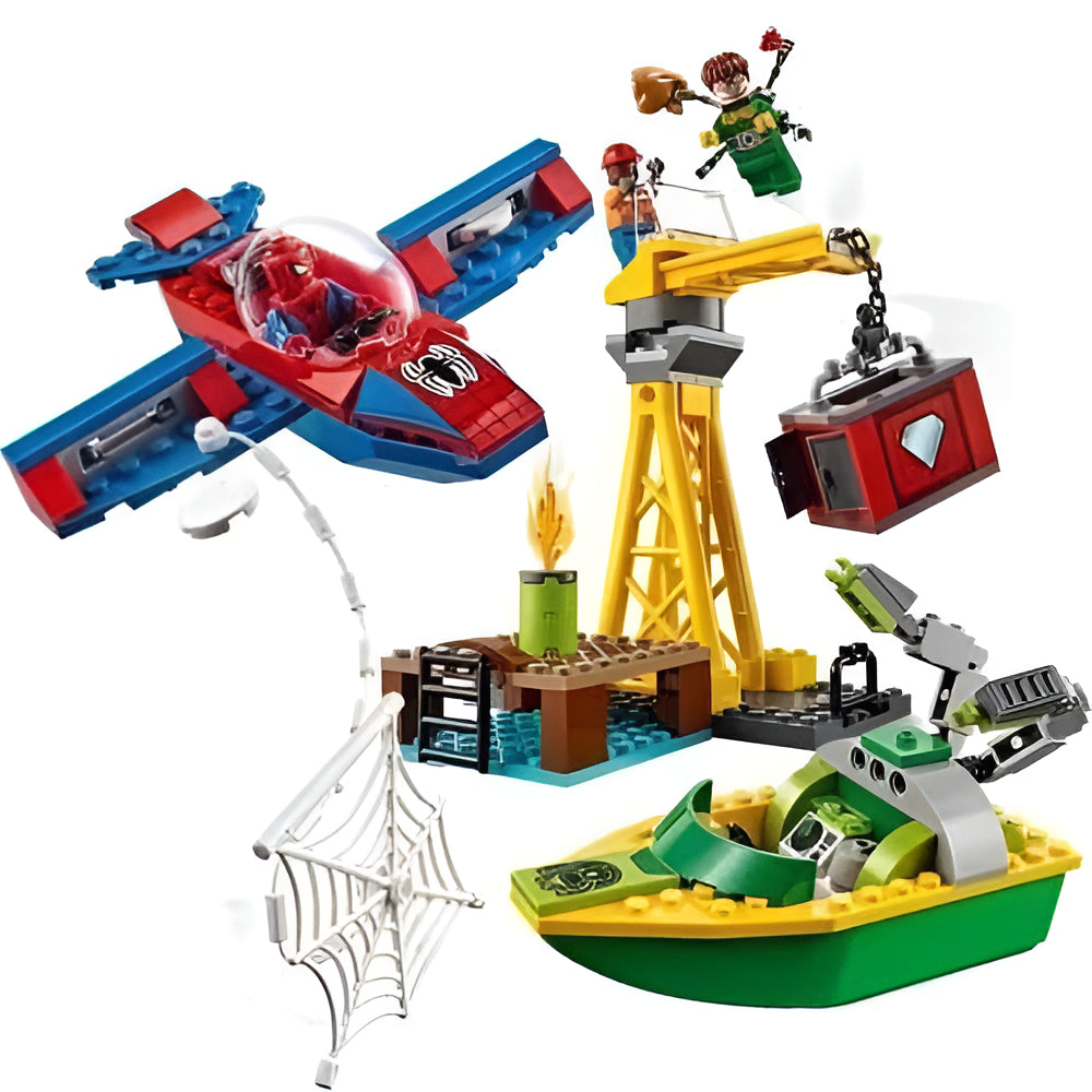 Lego Spiderman Super Héroe Marvel Docock Diamond Heist 76134