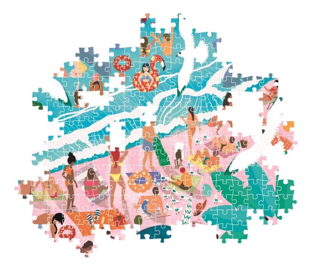 Puzzle Clementoni Domingo En La Playa Compact 1000 Pzs 39938