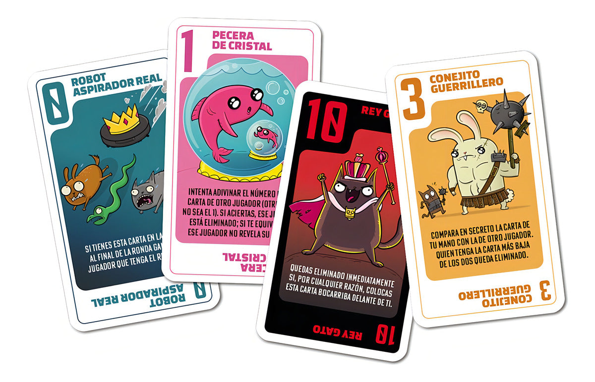 Power Hungry Pets Juego De Estrategia Exploding Kittens Para 2 A 6 Jugadores Con Cartas Y Fichas En Español