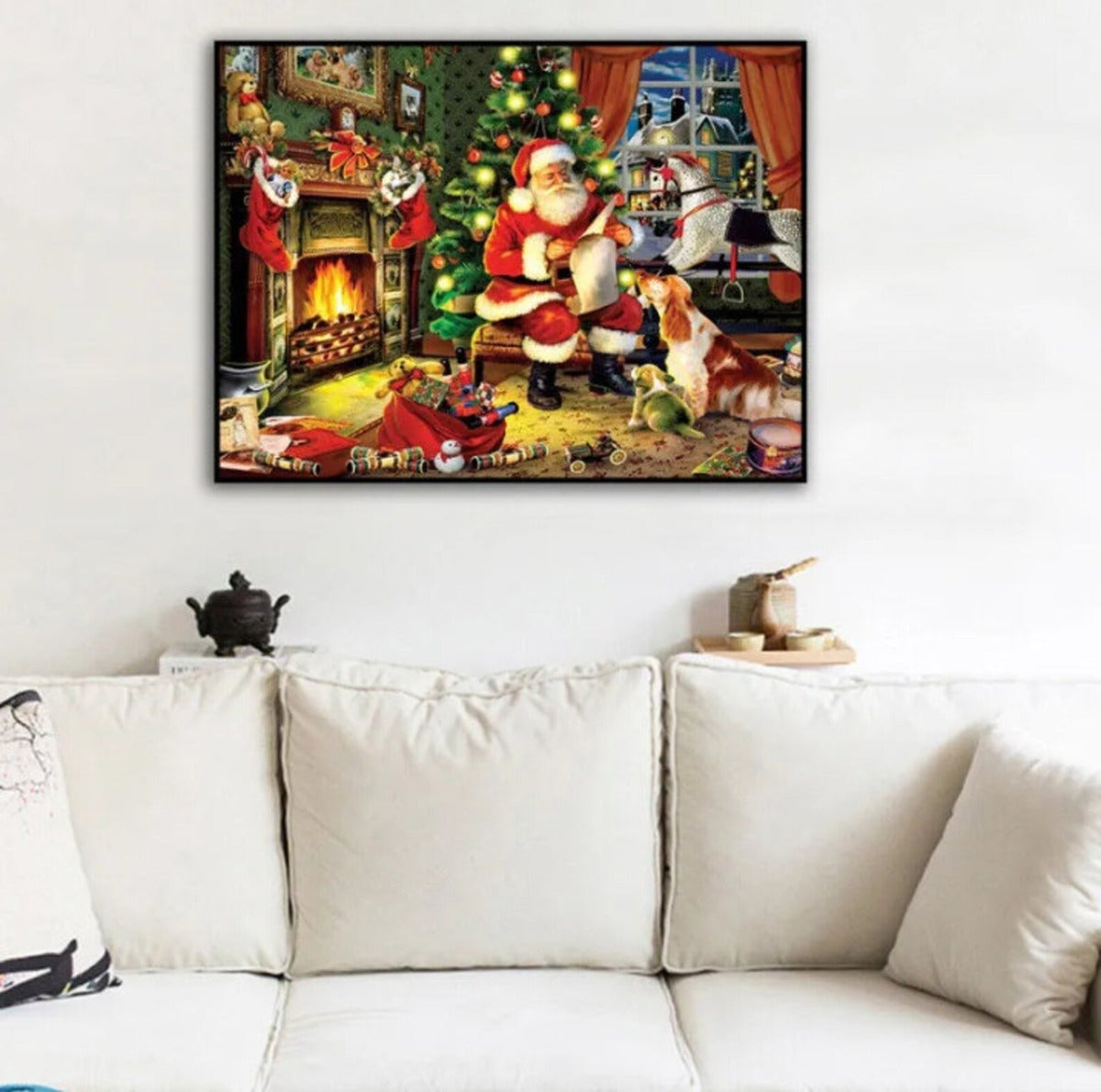 Educar Arte Diamante Casa De Santa Navidad Dm-53