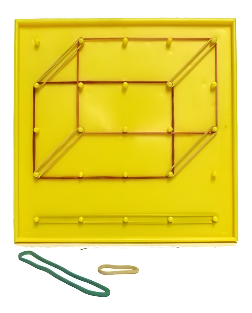 Geoplano Doble Cara Dml Edu-047 Juego Educativo Plástico 17x17cm