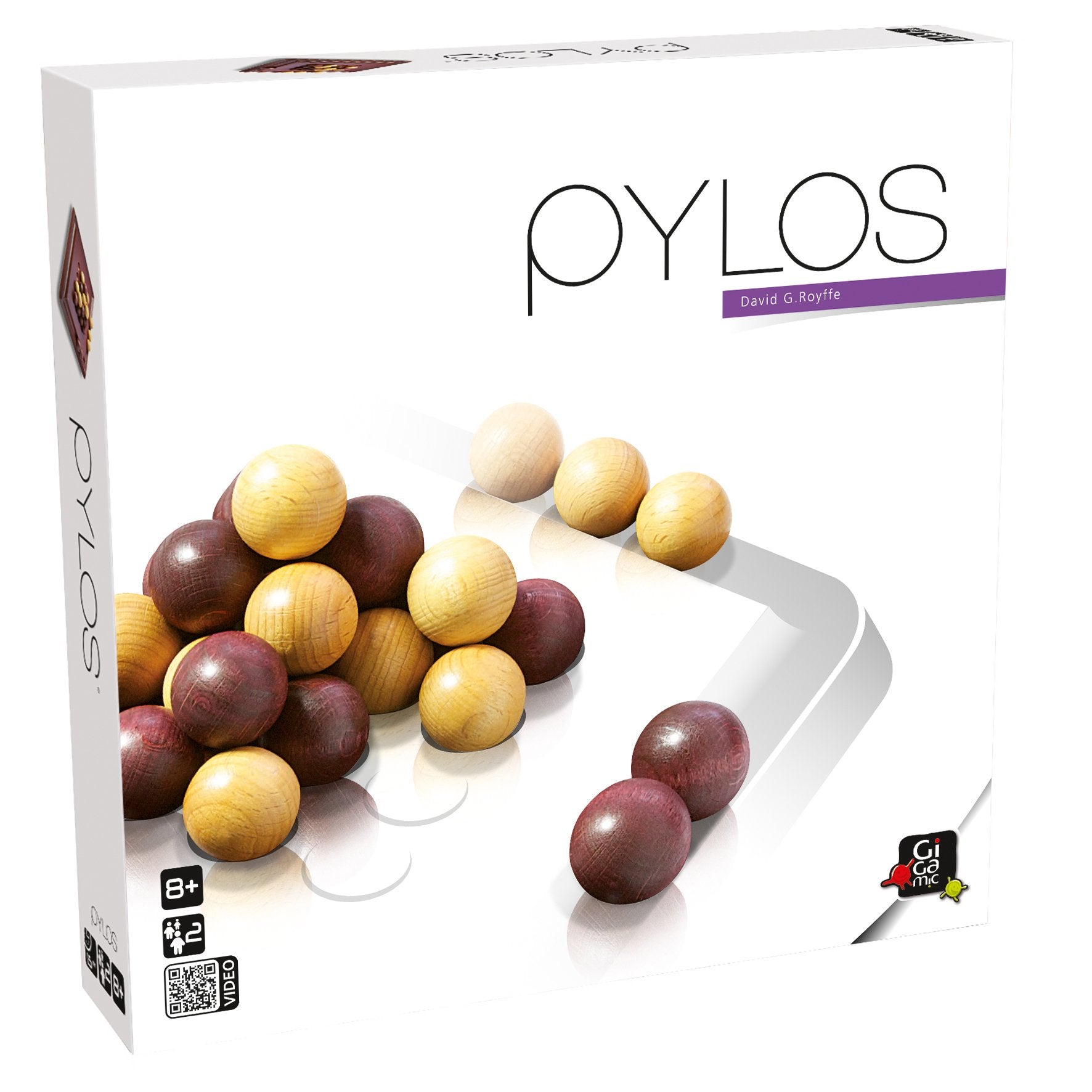 Gigamic Pylos | Gran Juego de Madera | Juego de Mesa de Estrategia Abstracta | A Partir de 8 años | 2 Jugadores | 15 Minutos