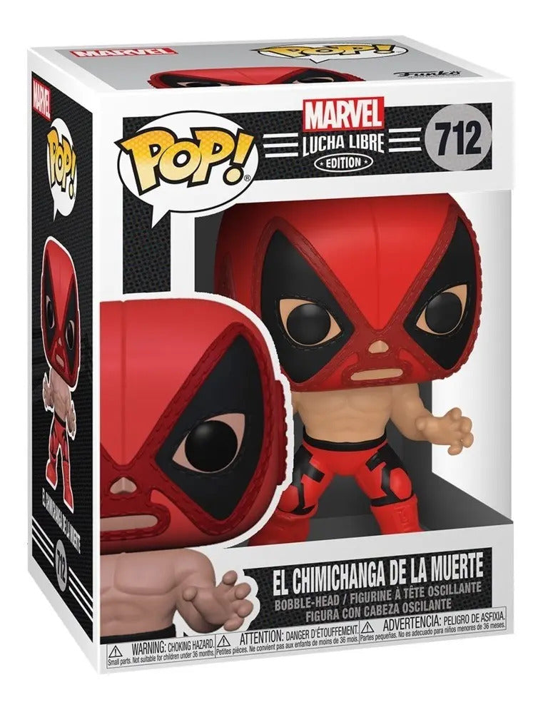 Pop! Marvel: Luchadores - Deadpool La Chimichanga de la Muerte Funko