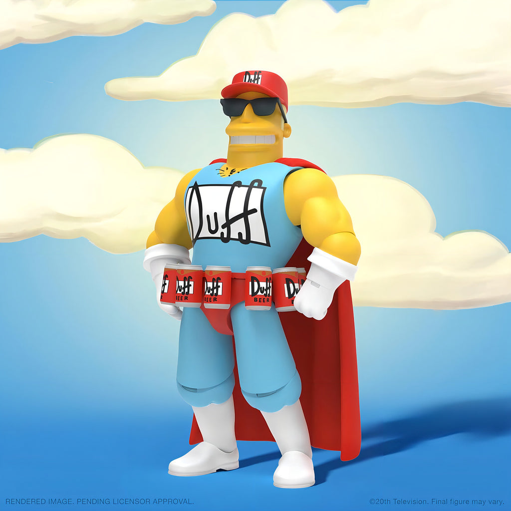 Figura De Acción Duffman De Super 7 Ultimates