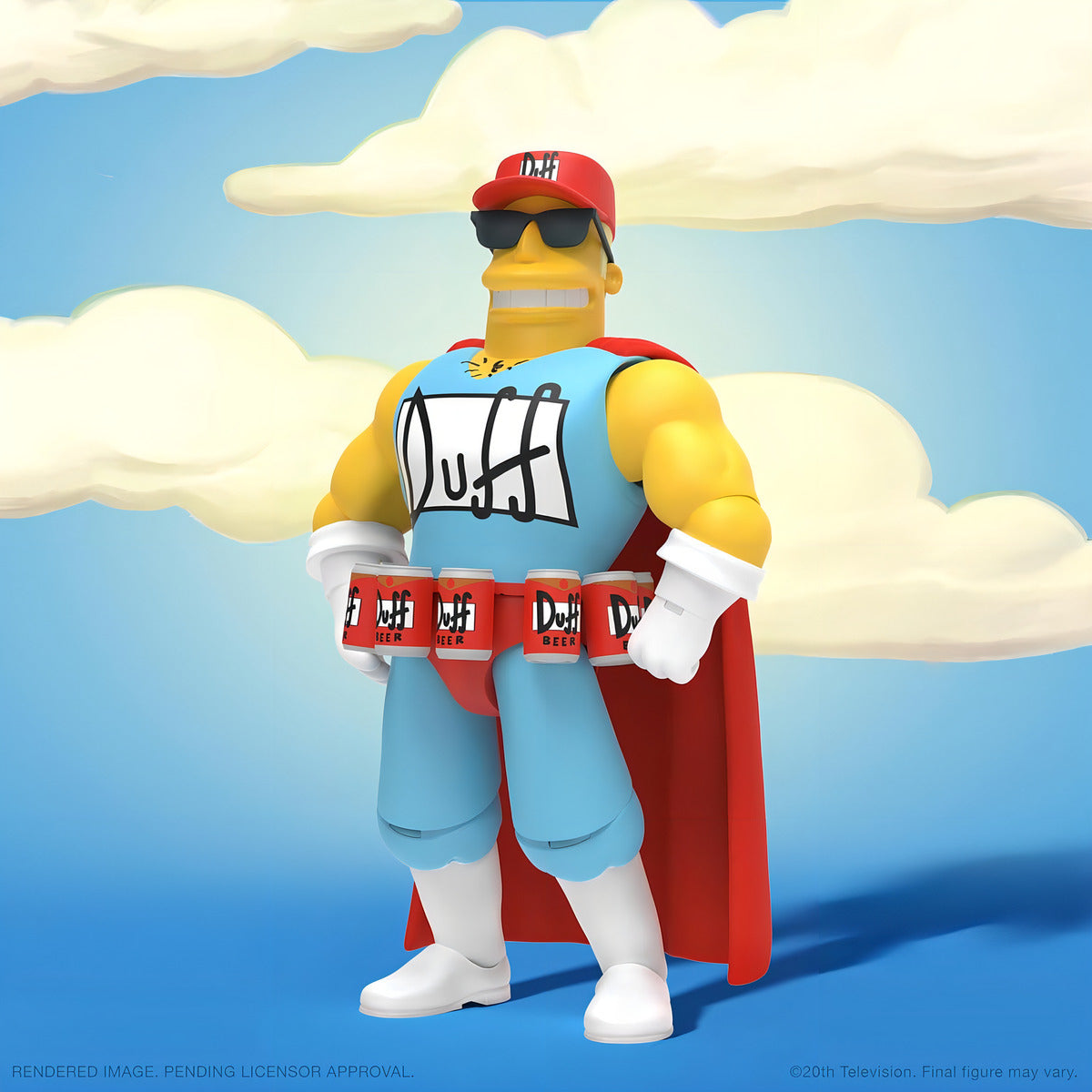 Figura De Acción Duffman De Super 7 Ultimates