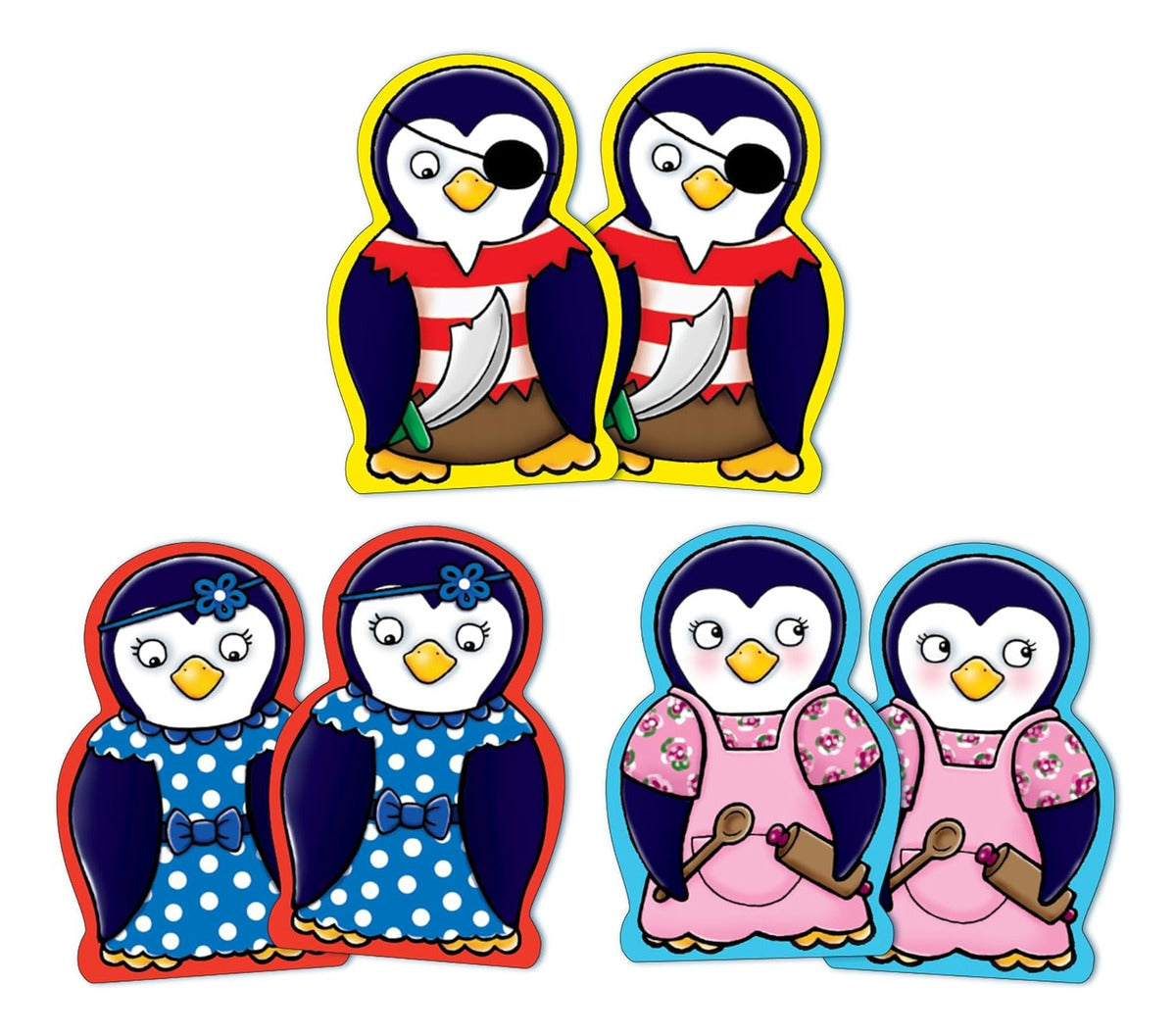 Juego De Mesa Memoria Mini Game Penguin Pairs Orchard Toys