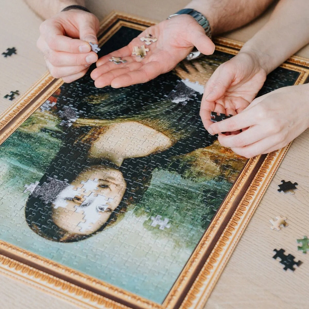 Rompecabezas Da Vinci Mona Lisa Marco Impreso Trefl 500 Pzs