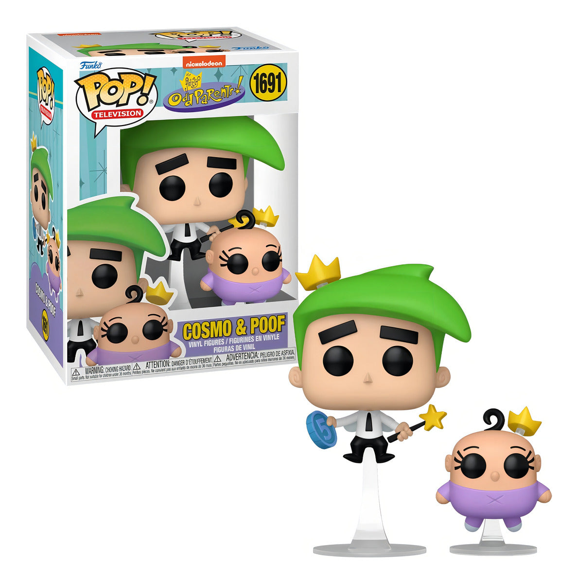 Funko Pop! & Buddy: Los Padrinos Magicos - Cosmo Y Poof