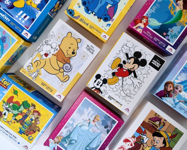 Rompecabezas Disney Pato Donald 150 Piezas Miniatura Con Caballete Plástico Resistente No Necesita Pegamento