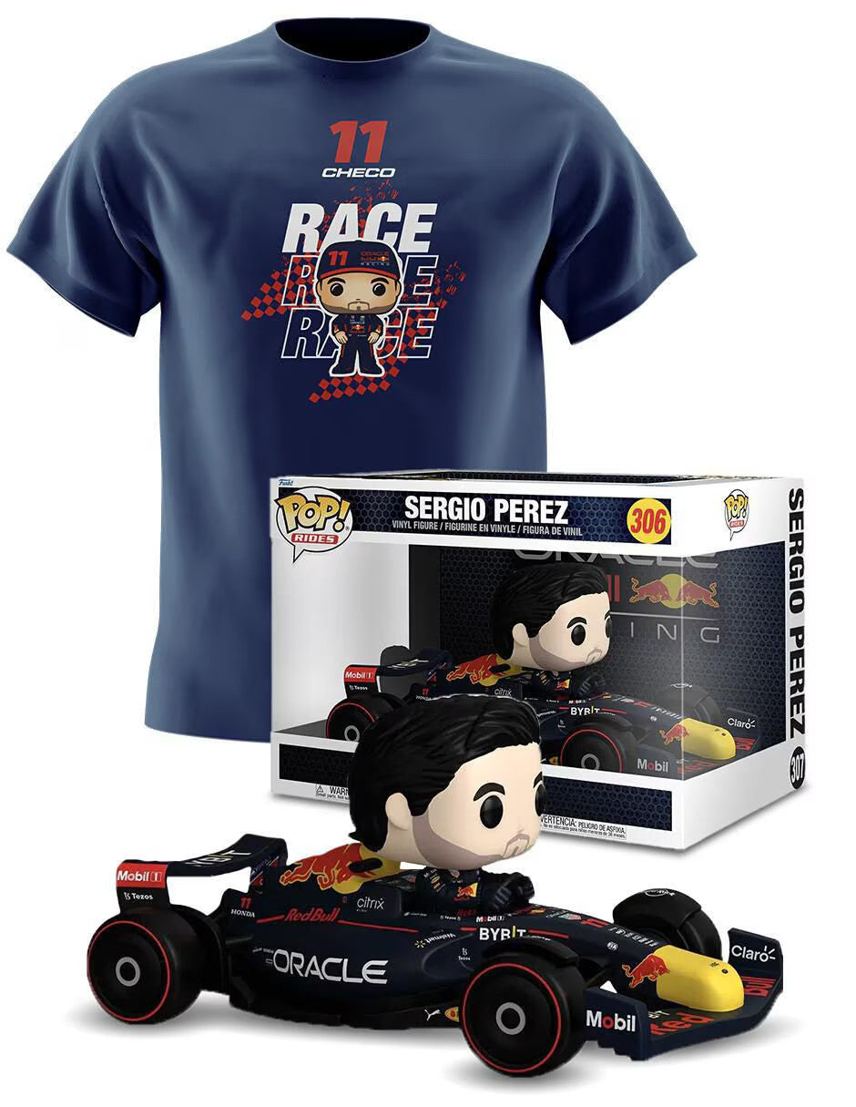 Funko Pop Pop! Red Bull Racing Formula One Team Sergio Pérez 2 en 1