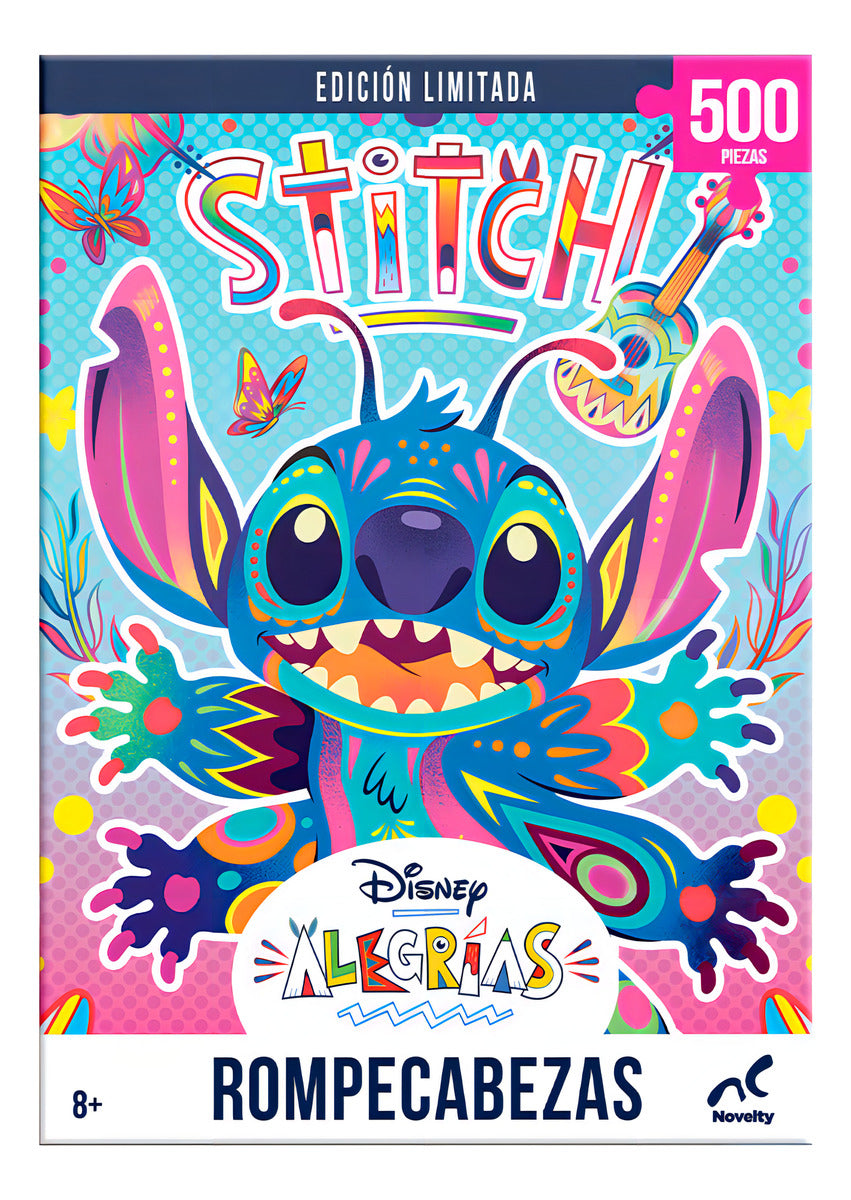 Stitch Disney Alegrías Rompecabezas 500 Piezas | Puzzle Original Coleccionable Ideal Para Niños Y Adultos