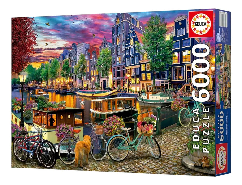 Rompecabezas 6000 Piezas Ciclismo En Amsterdam Educa