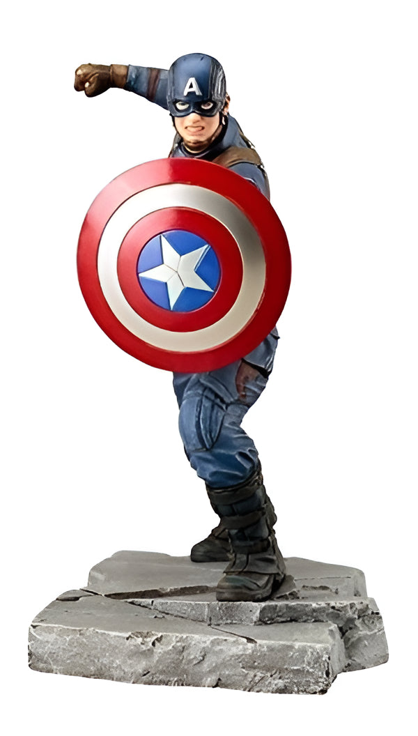 Estatua Kotobukiya Capitán América Guerra Civil Marvel 18cm Pvc