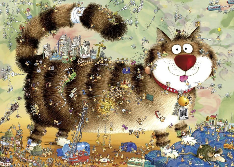 29569 Vida De Gato Degano Rompecabezas 1000 Piezas Heye