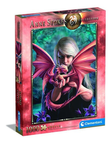 Mi Dragon Anne Stokes Rompecabezas 1000 Pz Clementoni Fantasia