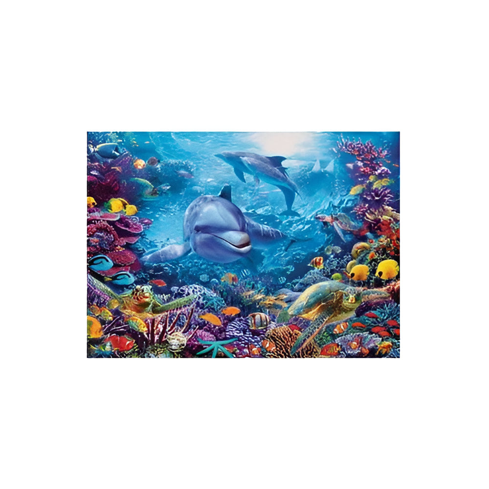 Kit Pintura Arte Diamantes Delfines Dm-61 Educar