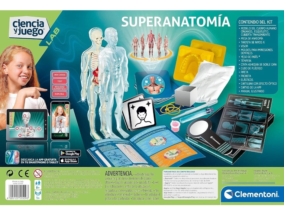 Superanatomía Clementoni - Juego Educativo 55509