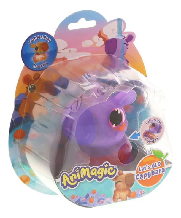 Capybara Morado Juguete Animagic Goliath Luminoso