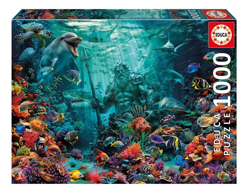 Rompecabezas 1000 Piezas Arrecife De Coral Poseidón Educa