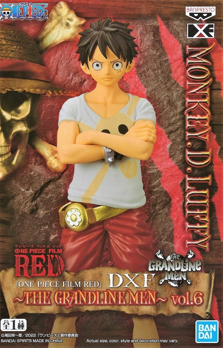 Monkey D Luffy Banpresto One Piece Film Red Grandline Men