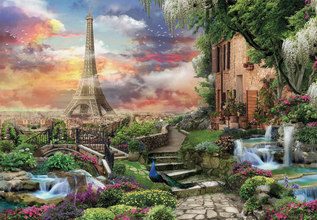 Rompecabezas Fantasia Paris Torre Eiffel 3000 Pz Clementoni