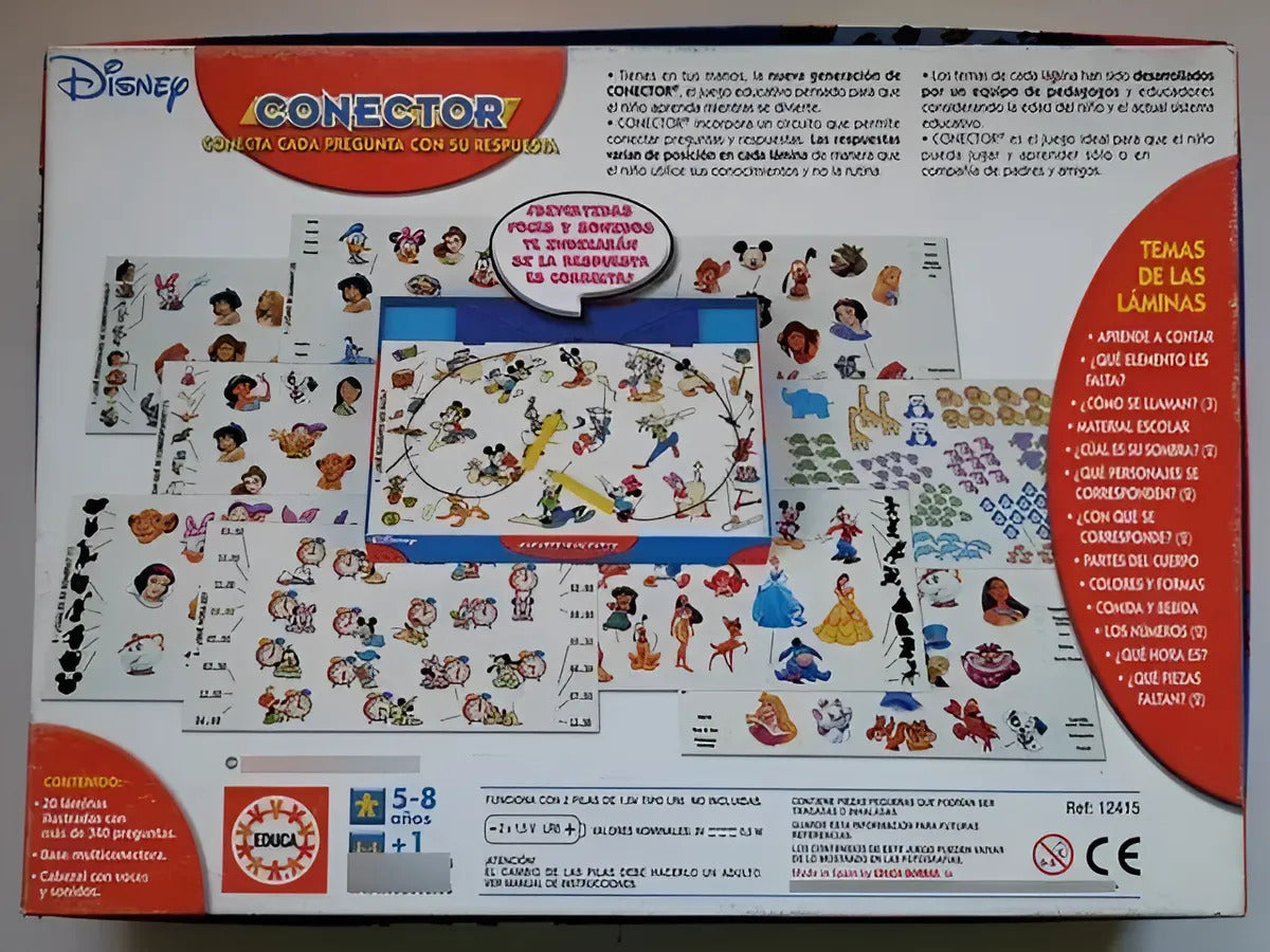 Disney Conector Juego De Mesa Educativo Con Sonidos Educa