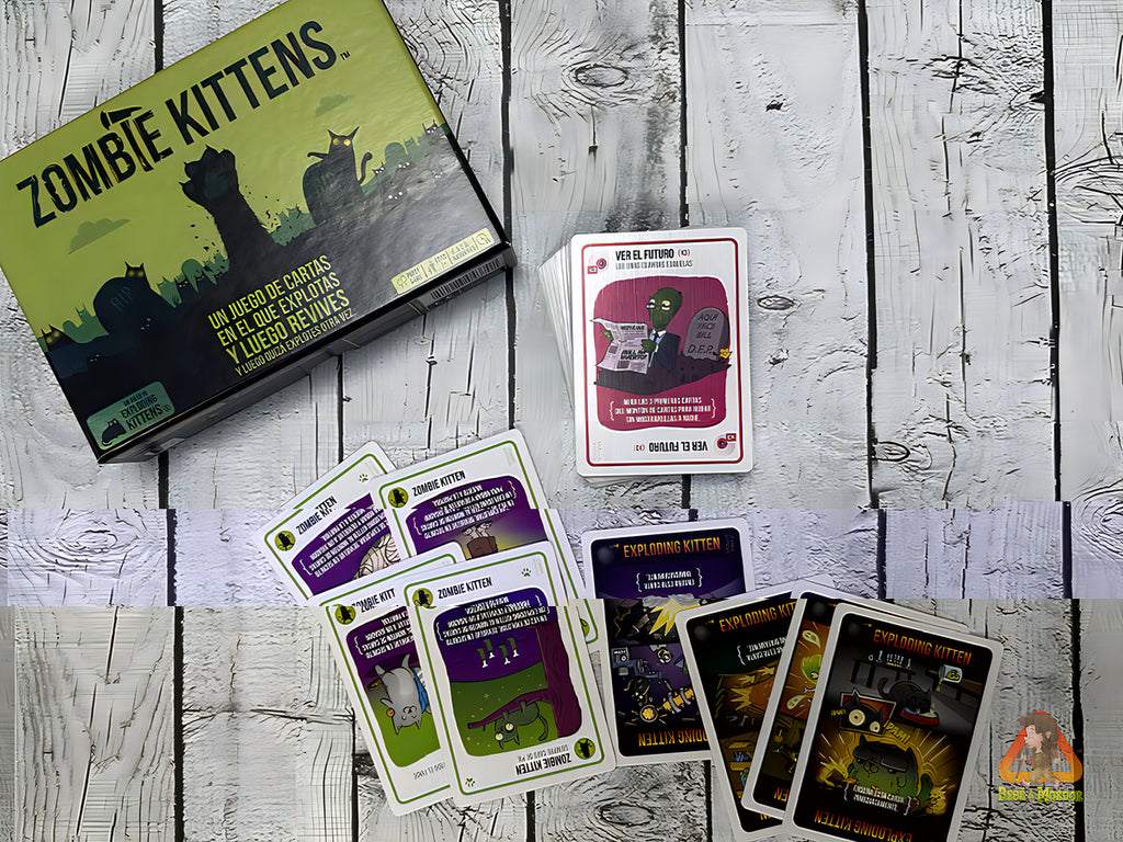 Juego De Mesa Ecg-zomb-6 Zombie Kittens En Español 7+ Exploding Kittens