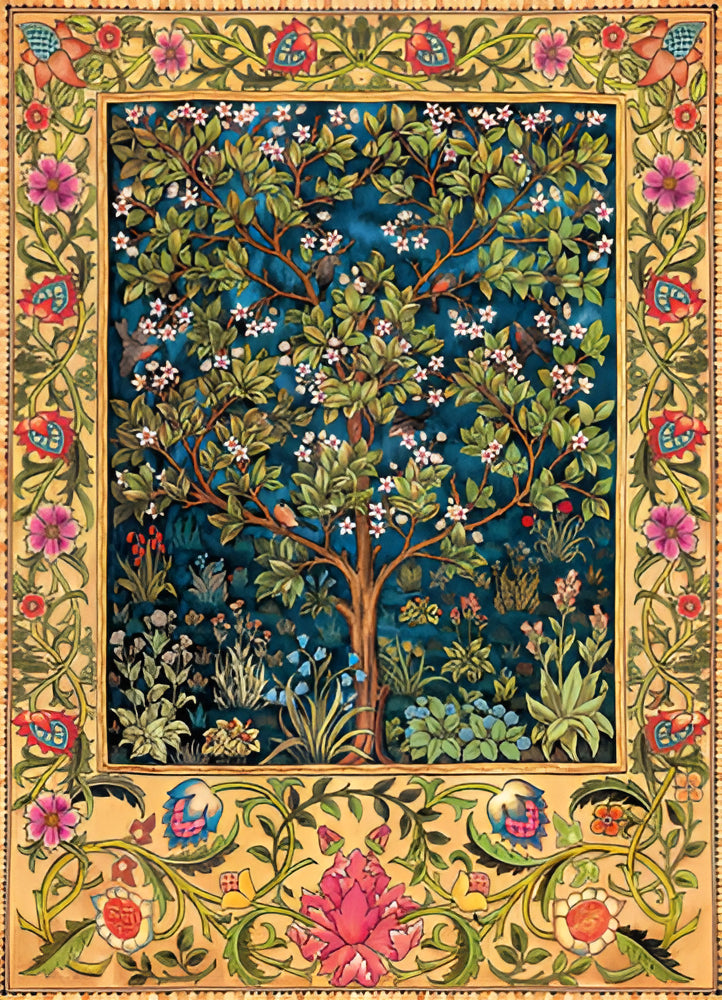 Rompecabezas Gobelino Arbol De Vida 1000 Pz William Morris