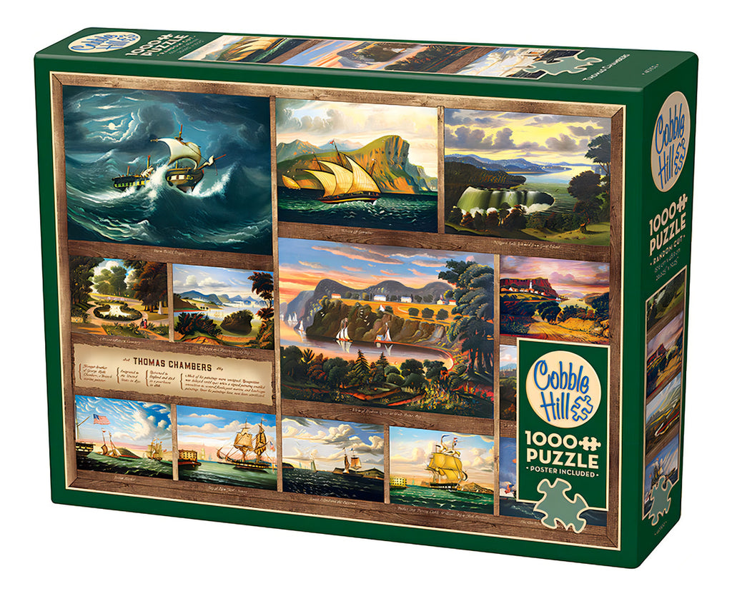 Rompecabezas Chambers 1000p Cobble Hill Arte Maritimo Barcos