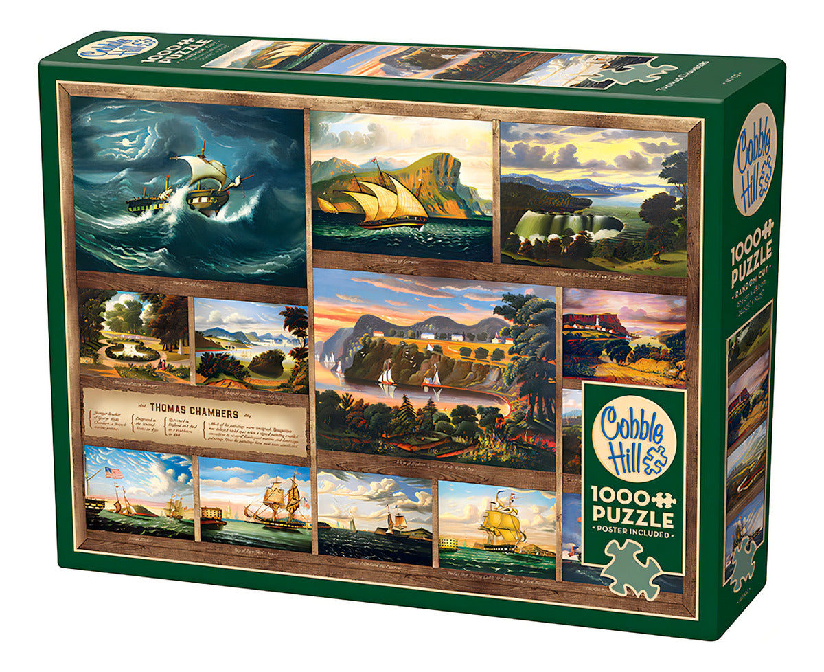 Rompecabezas Chambers 1000p Cobble Hill Arte Maritimo Barcos