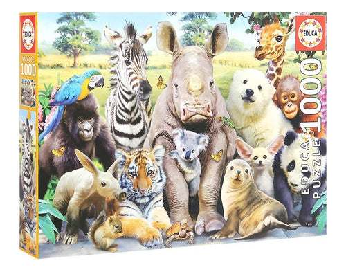 Rompecabezas 1000 Piezas Animales Educa Borras Foto De Clase